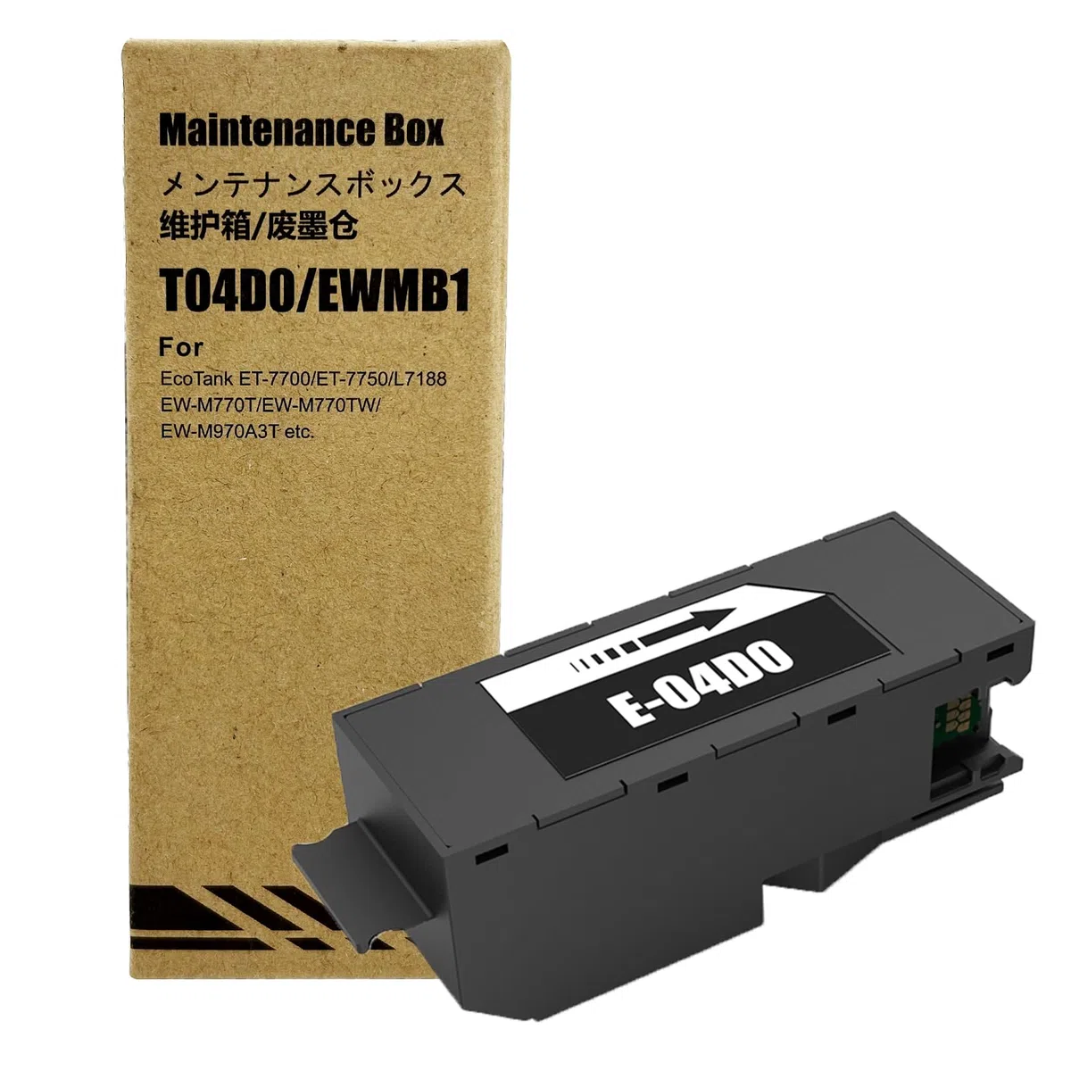 Sostituzione della scatola di manutenzione dell'inchiostro per T04D0 o C13T04D000, funziona con la stampante ET-7700 ET-7750 L7188