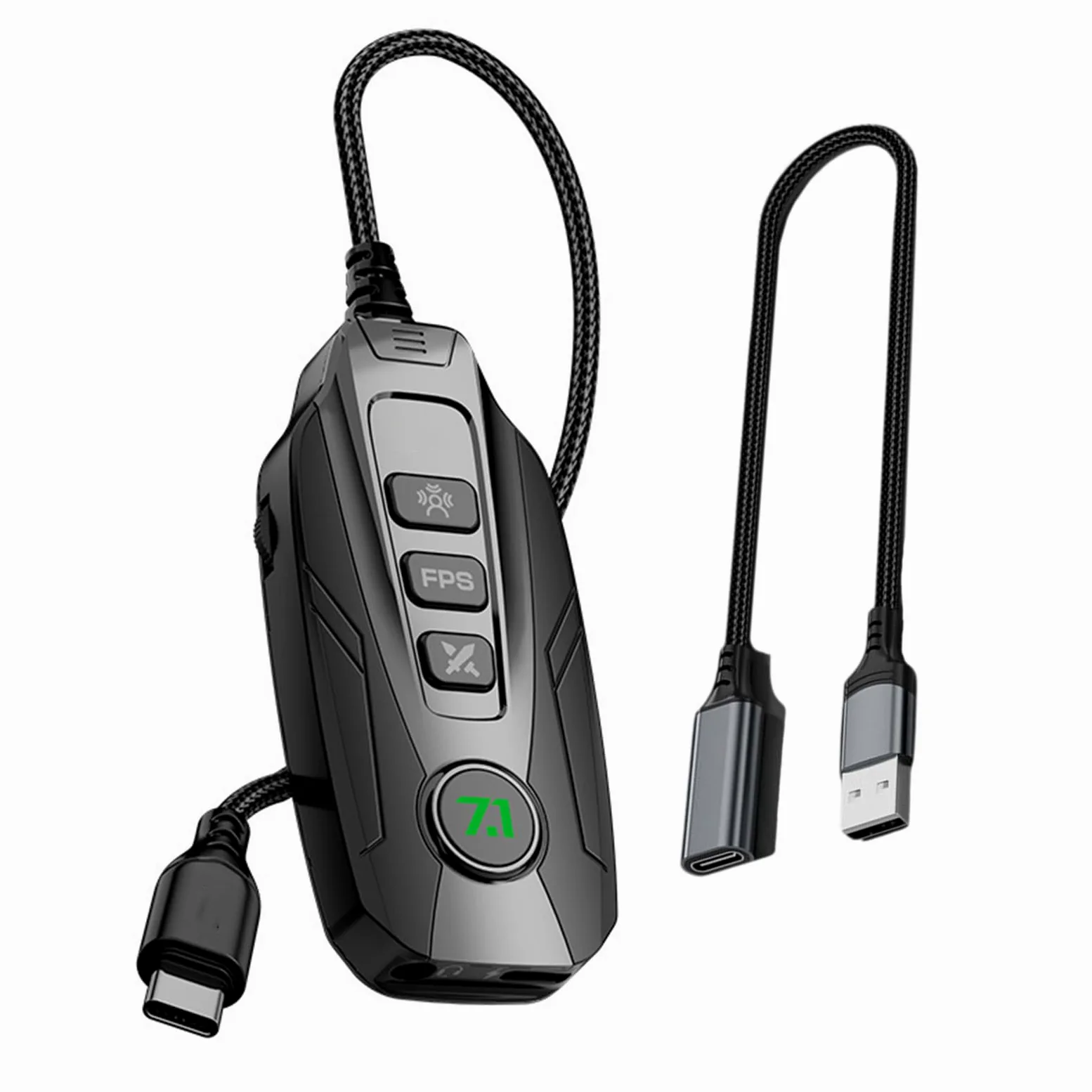 GS20 Scheda audio esterna USB piccola scheda 7.1 canali USB piccola scheda per notebook e tablet con funzione surround