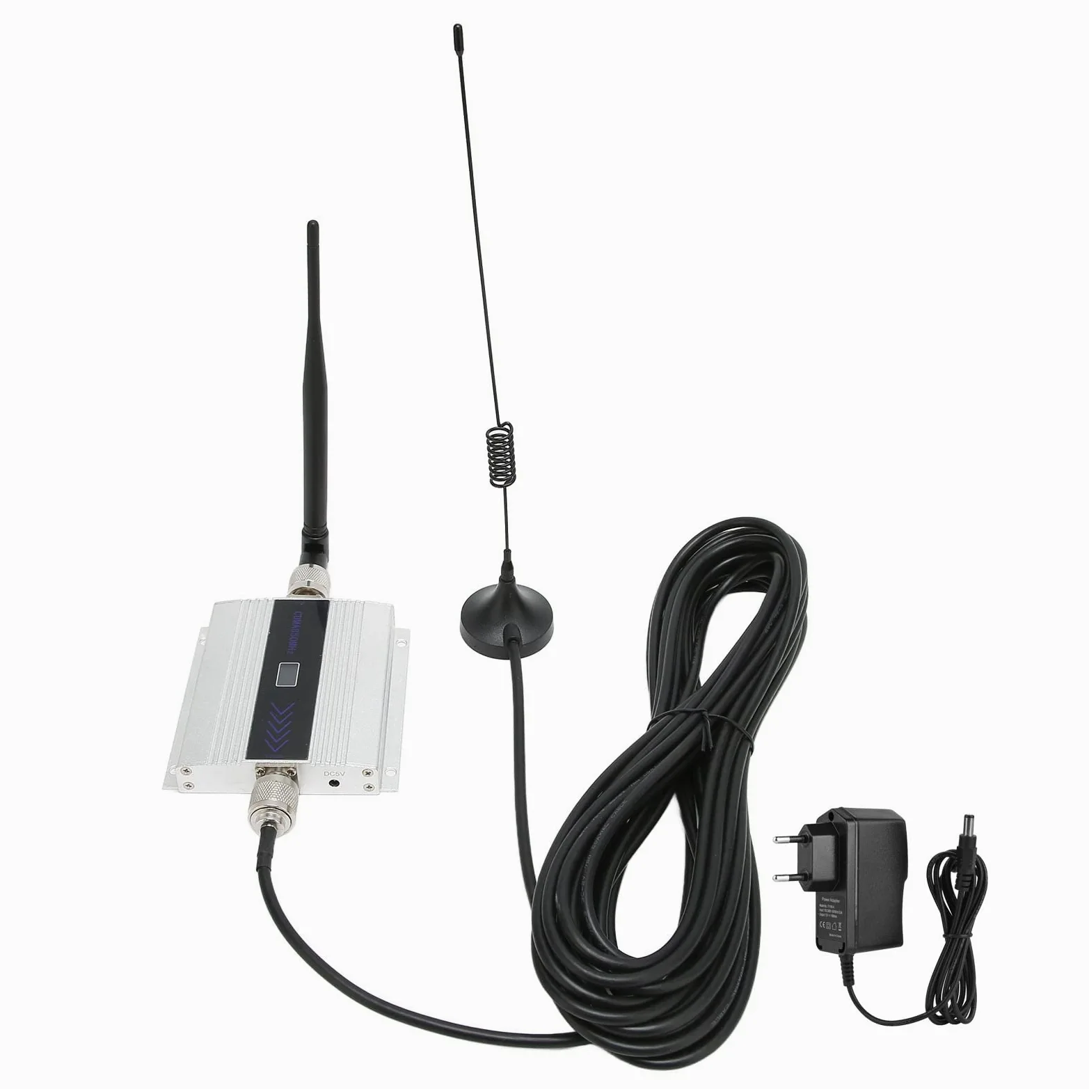 Amplificatore di Segnale per Telefono Cellulare per Ufficio Domestico, Potenzia il Segnale 4G LTE 5G, Fino a 1.500 Piedi Quadrati, Antenne Ad Alto Guadagno, Approvazione FCC,