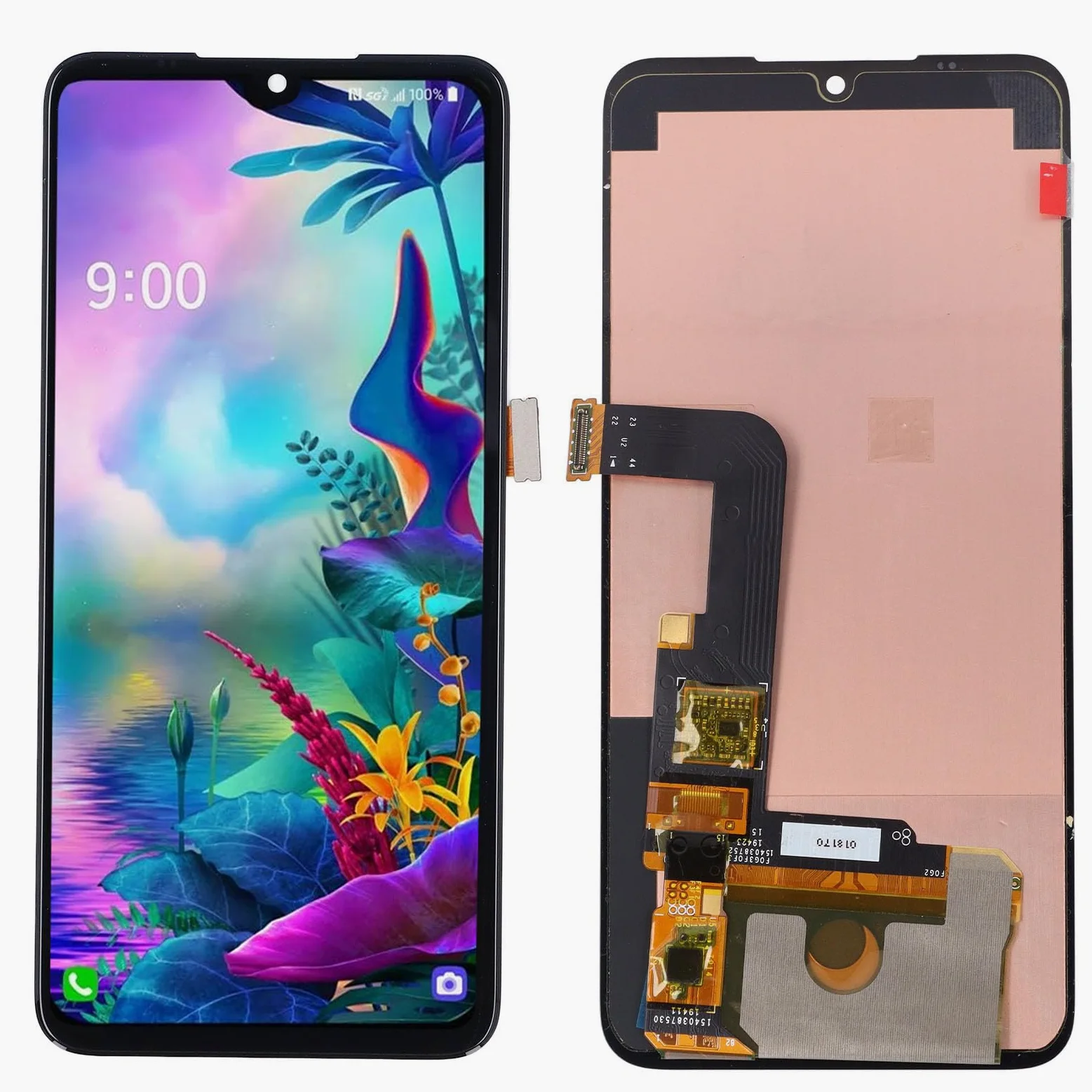 Bediffer Gruppo Digitalizzatore Display Touch LED Sostituzione Schermo Ad Alta Risoluzione per G8X V50S 5G, Ideale per Problemi di reattività dello Schermo, per Appassionati di