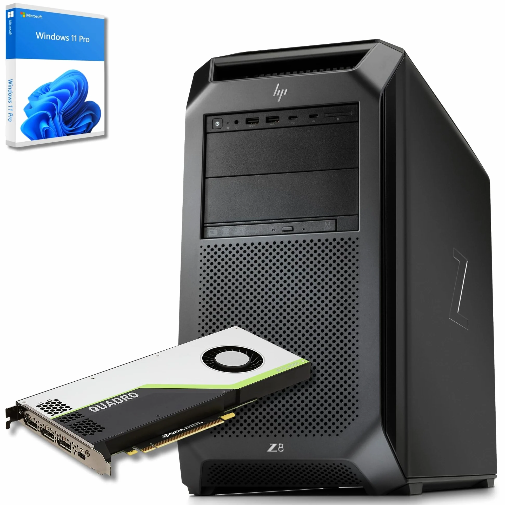 HP Z8 G4 PC Workstation Tower | 2x Intel Xeon Gold 5222| 128GB RAM | 1 TERA SSD Nvme| Nvidia RTX 4000 | Win 11 Pro Garanzia 36 Mesi (Ricondizionato)