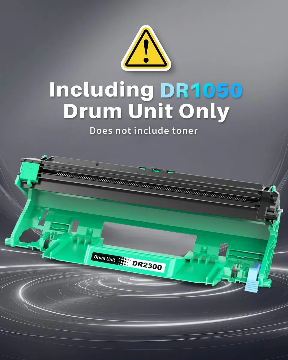 INK4U DR1050 Tamburo Compatibile con Brother DR1050 Tamburo per Brother HL-1110 HL-1112 HL-1210W HL-1212W MFC-1810 MFC-1815 MFC-1910W MFC-1915W DCP-1510 DCP-1512 DCP-1610W DCP-1612W Drum DR 1050