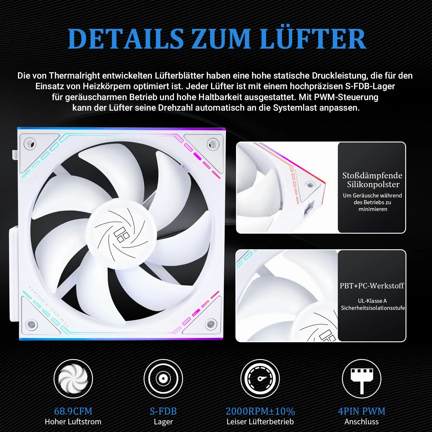 Thermalright TR Levita Vision 360 ARGB - Raffreddatore per CPU AIO, senza fili, con risoluzione 2400 x 1080, per AM4/AM5, Intel LGA1851/1700, schermo 3D da 6,67"