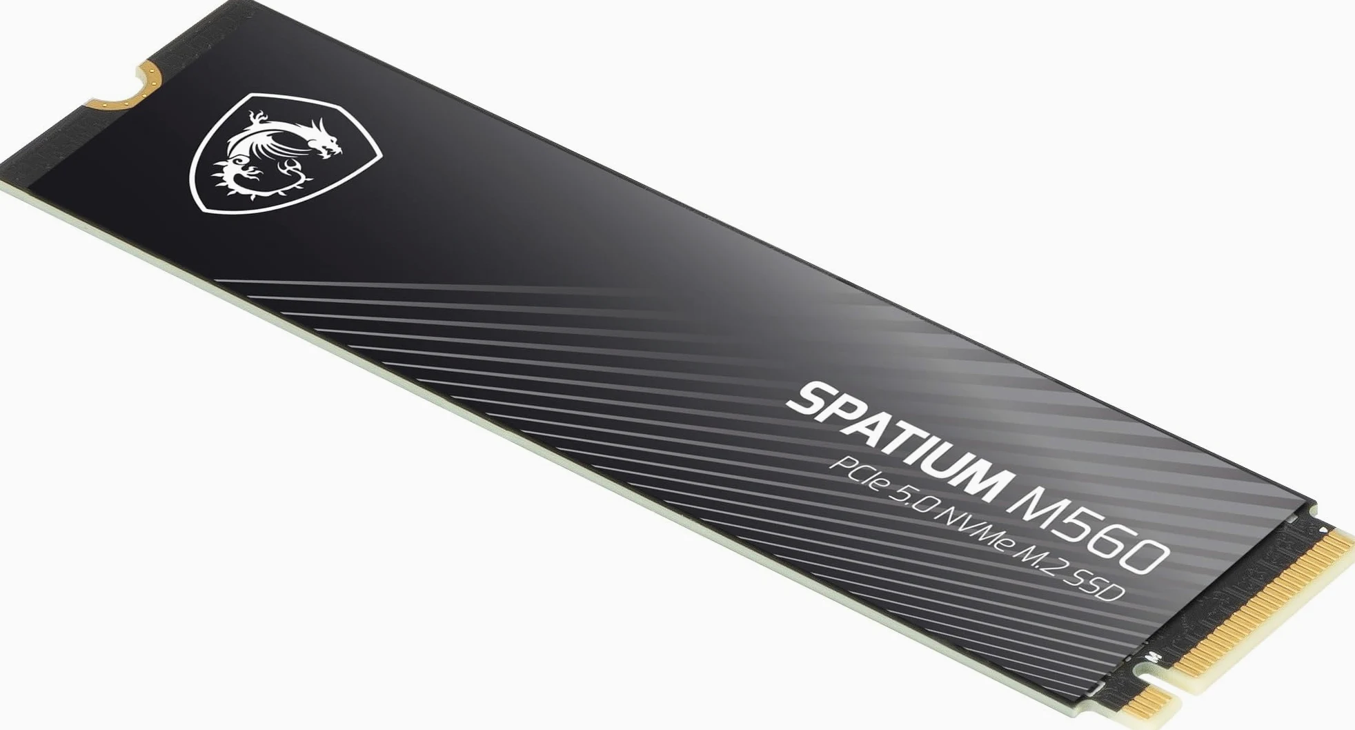 MSI SSD portatile SPATIUM M560 PCIe 5.0 NVMe M.2 da 1 TB, unità a stato solido esterna da 1 TB, velocità fino a 10200 MB/s, USB-C, archiviazione affidabile per giochi, studenti, professionisti, nero