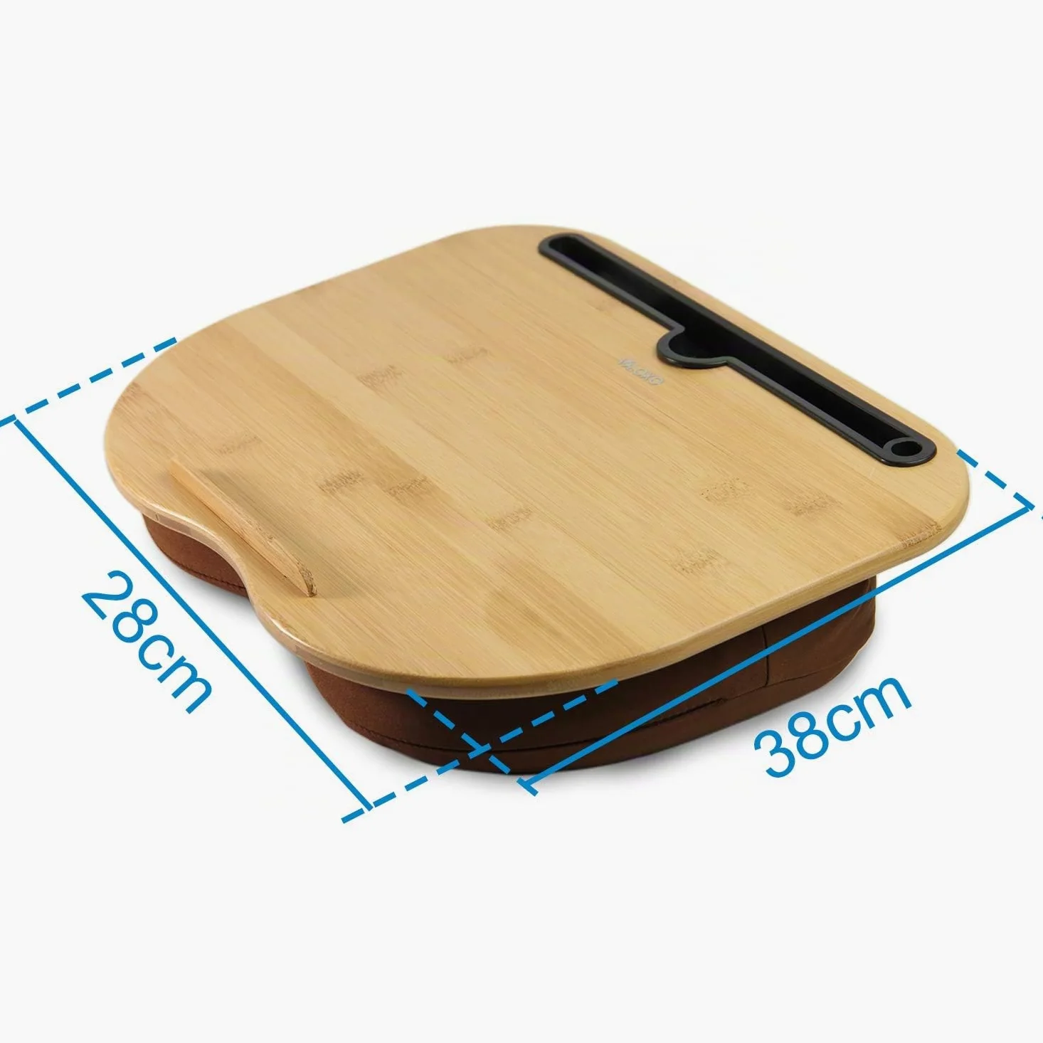 VLOXO Supporto per Laptop Portatile con Cuscino, Vassoio per Divano letto Multifunzionale Fessura Supporto per Tablet con Striscia Antiscivolo per dell'home office da utilizzare Laptop Fino a 14"