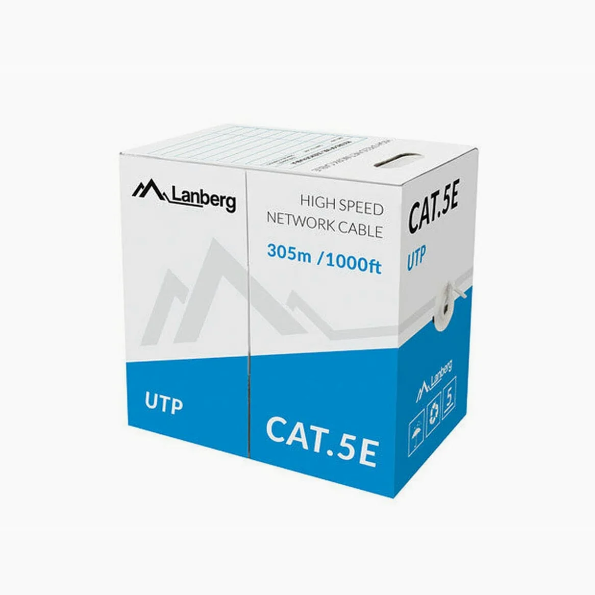 LANBERG Cat.5e UTP 305m Solid Green CCA