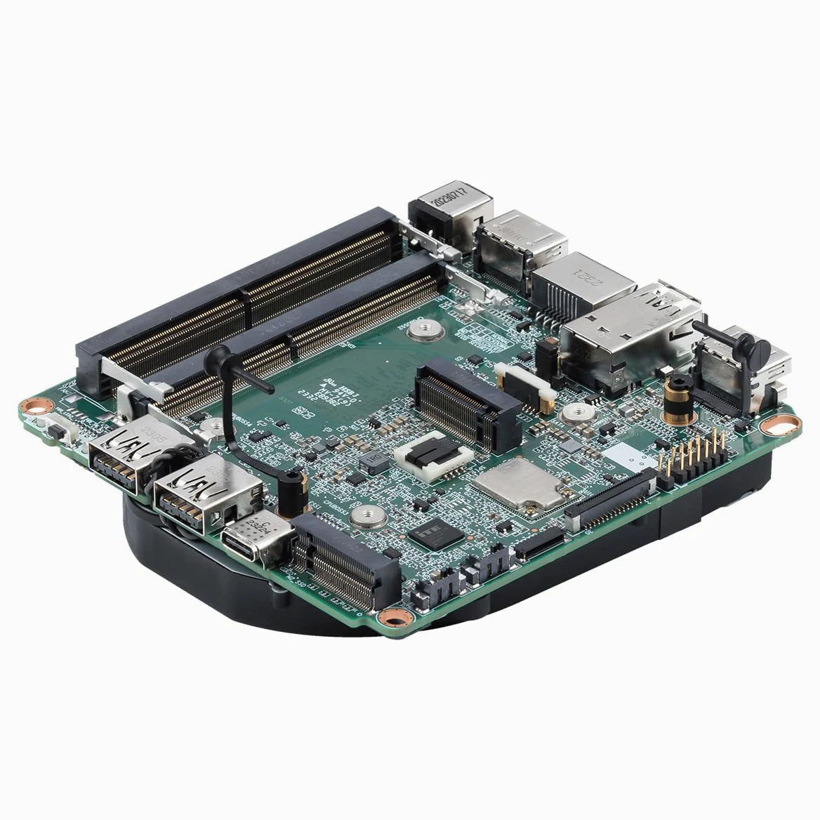 Mini PC NUC14 Pro con Intel Core Ultra 5 125H, grafica Intel Arc, supporta fino a 96 GB di RAM DDR5, Dual Thunderbolt 4, display Quad 4K, 2.5G LAN, WiFi6E (Slim, Barebone)