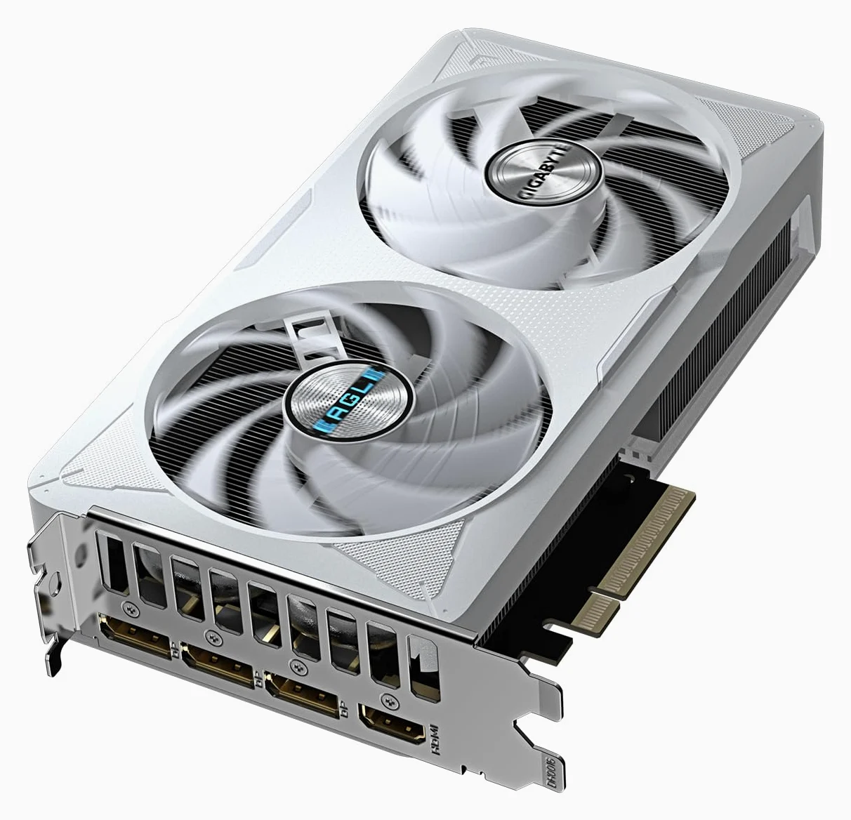 Gigabyte GeForce RTX 5060 EAGLE OC ICE 8G Scheda Grafica - 8GB GDDR7, 128bit, PCI-E 5.0, 2550 MHz Frequenza core, 3 x DisplayPort, 1 x HDMI, GV-N5060EAGLEOC ICE-8GD