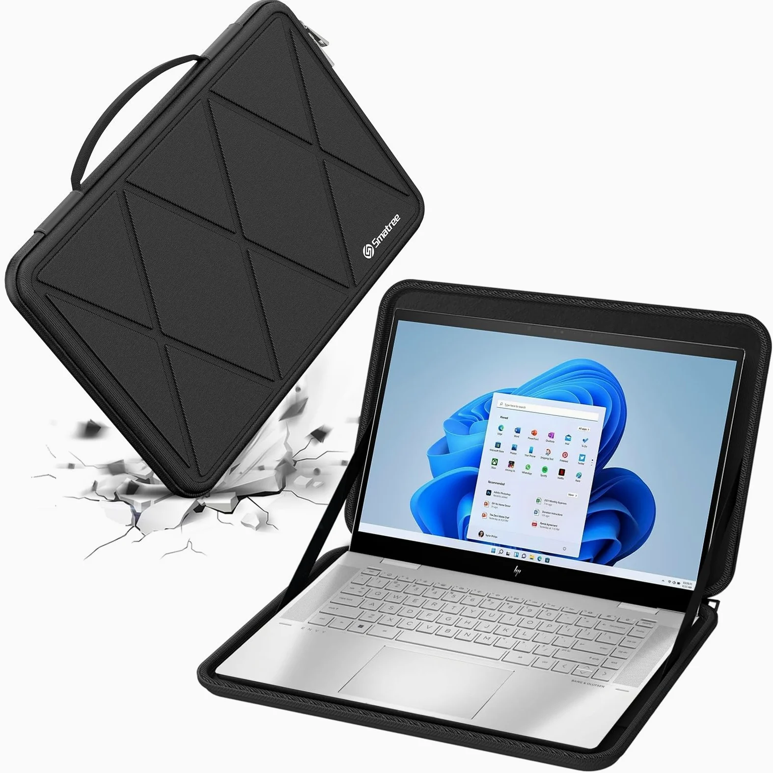 Smatree custodia rigida in EVA Compatible per 14 pollici HP OmniBook Ultra portatile 14,HP ProBook 4 G1a/G1i/G1q,EliteBook 6 G1i/G1q/G1a, per 14 pollici EliteBook 840/845/1040 G11 (X8248T)