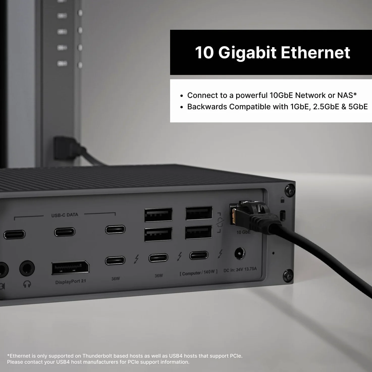 TS5 Plus+ - Thunderbolt - Station 5 Plus with 1m - Thunderbolt 5 Cable