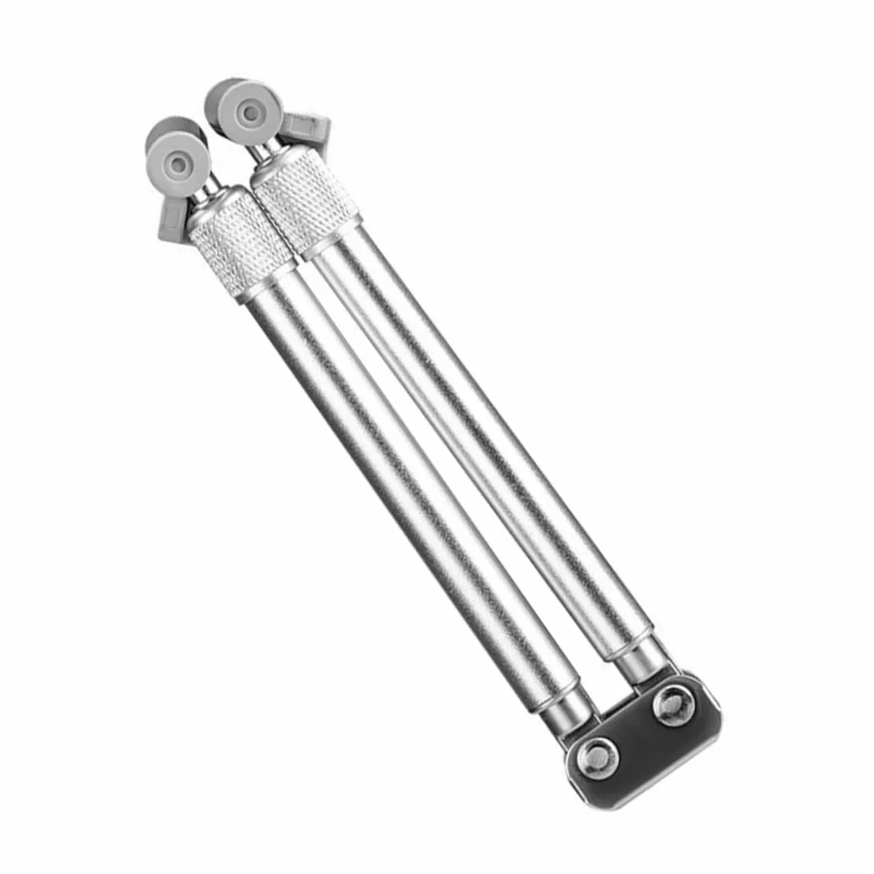 Supporto per Laptop Stabile Argento Struttura Triangolare Portatile senza Vibrazioni Regolabile in Lega di Alluminio e Fondo Traforato per Raffreddamento Durante la Digitazione