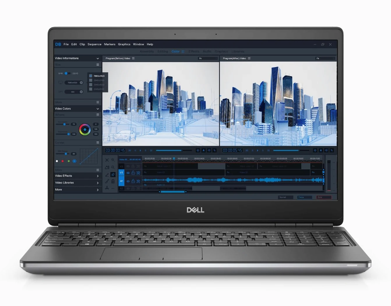 Dell Precision 7560 15,6" 1920x1080 Full HD Intel Core i7 11850H 1TB SSD Hard Drive 32GB Memoria Windows 11 Pro Nvidia Quadro T1200 Notebook Laptop (ricondizionato)