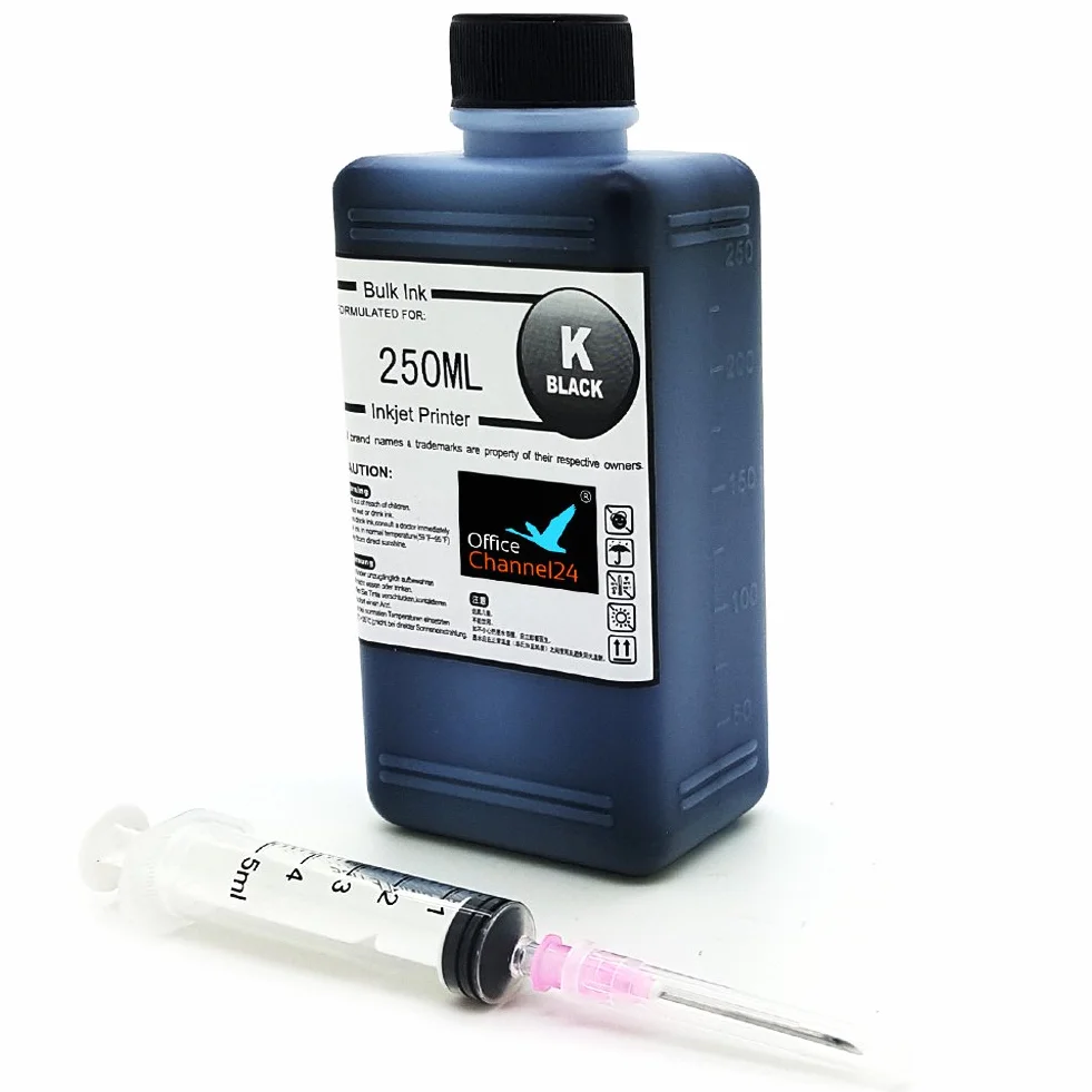 Kit di Ricarica Inchiostro Compatibile con Cartucce HP 301 e HP 301XL – 550ml – Per Stampanti HP DeskJet 2540, 3050, 1050, 1510A, 2050 e Envy 4500, 5530, 4630