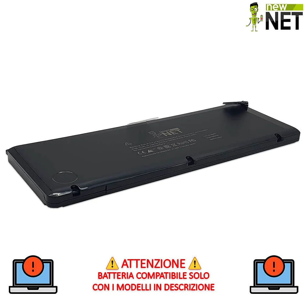 new net Batteries - Batteria [ 7.4 V - 12000 mAh - 95 Wh ] Compatibile con Mac Book PRO 17 A1309 A1297 (2009 Version)
