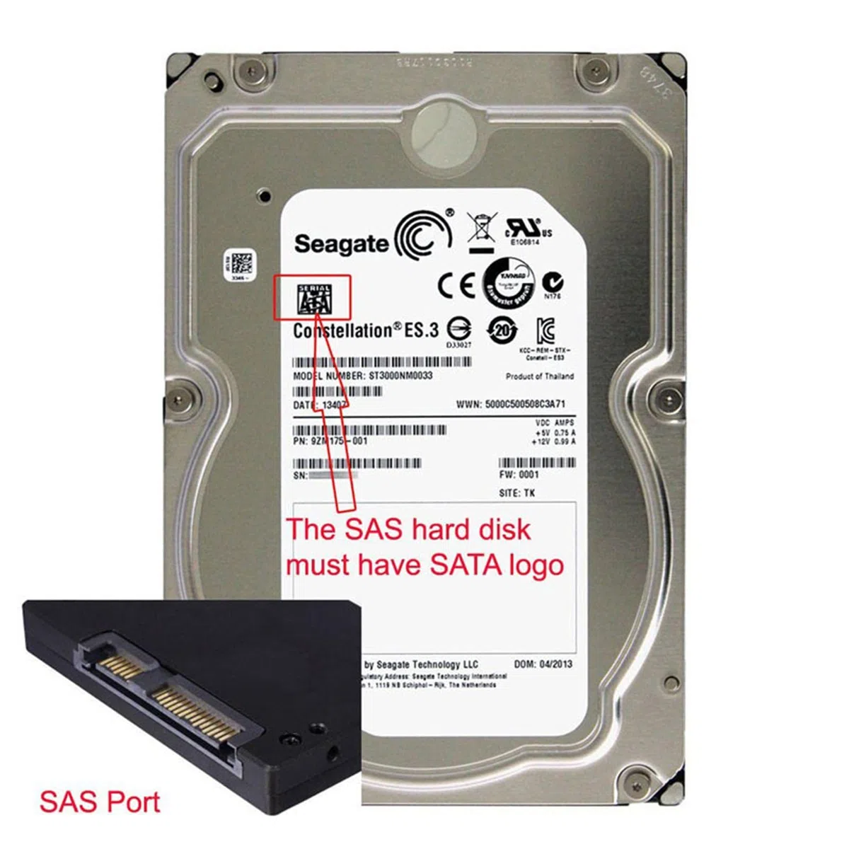 Convertitore da SAS a SATA | Adattatore per disco rigido SATA con 15 pin, adattatore da SAS a SATA per disco rigido