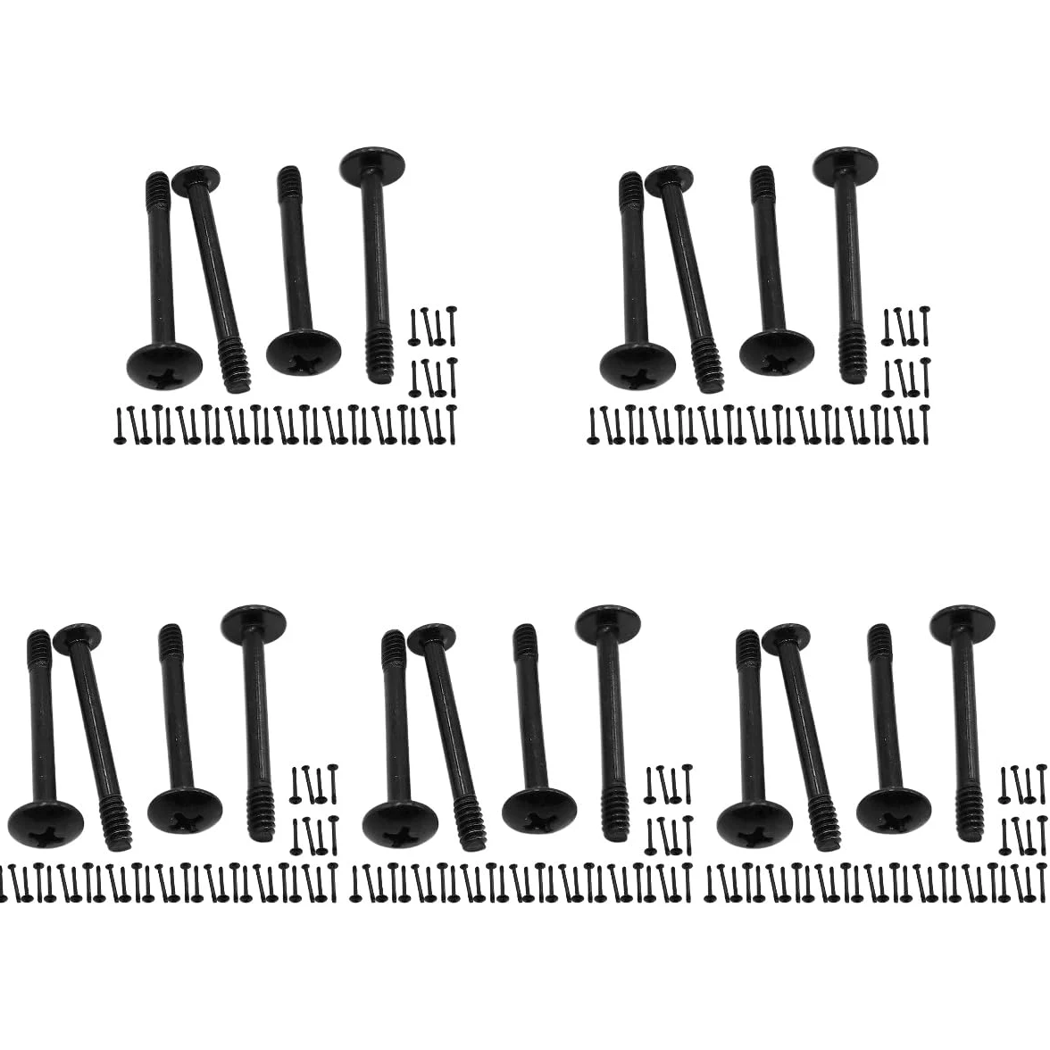 NUOBESTY 5 Set Viti Sostituzione Per Ventole Pc Viti Per Raffreddamento Chassis Facili Installare Resistenti Ruggine Compatibili Con Ventole Diverse 50 Pezzi*5