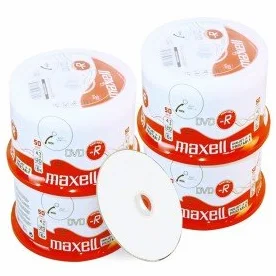 Maxell DVD-R 4.7 GB/120 min, 16x, fullprintable, 200 pezzi in campana