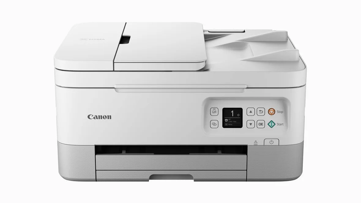 Canon PIXMA TS7451i Stampante Wifi, Multifunzione a Colori A4, Alimentatore Automatico di Documenti per Stampa Multimediale e Creativa - Ideale per Casa e Ufficio compatibile PIXMA PRINT PLAN; bianco