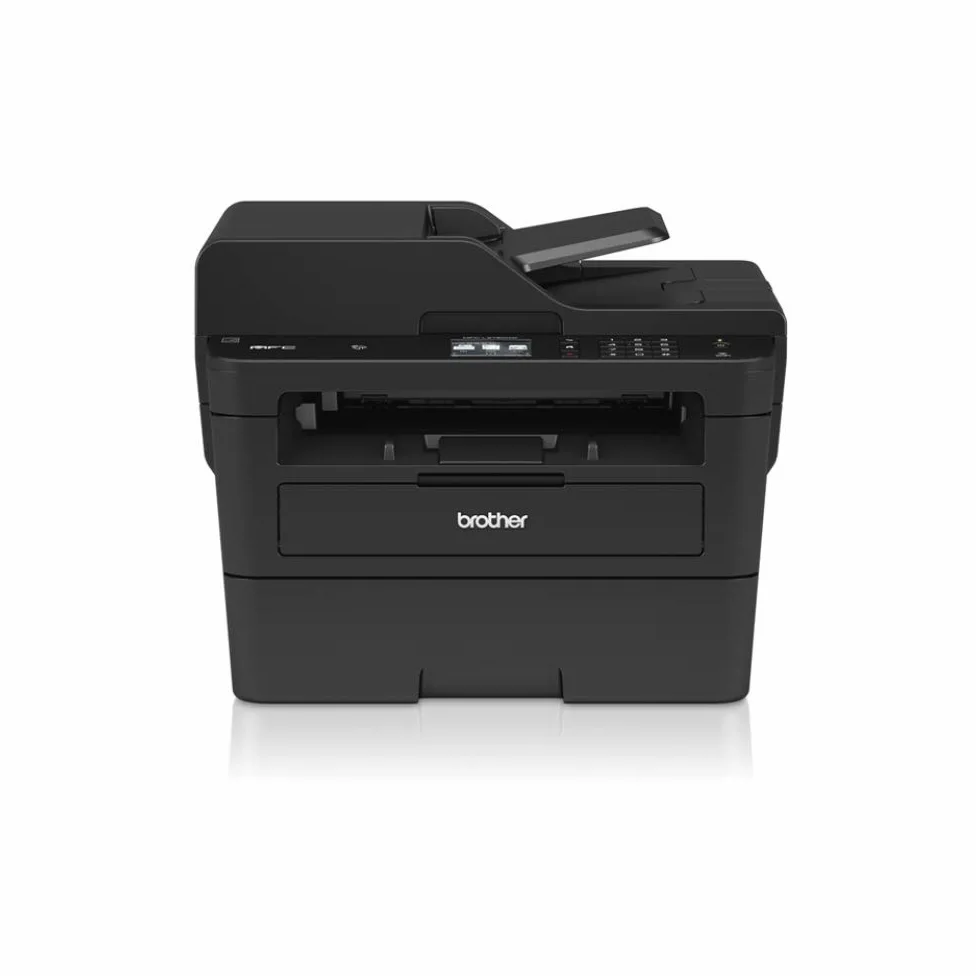 Brother MFC-L2750DW Stampante Multifunzione Laser 4 in 1 Bianco e Nero, Velocità di Stampa 34 ppm, Scheda di Rete Cablata, Wi-Fi, NFC, Fronte-Retro Automatico, ADF da 50 Fogli, Display Touchscreen