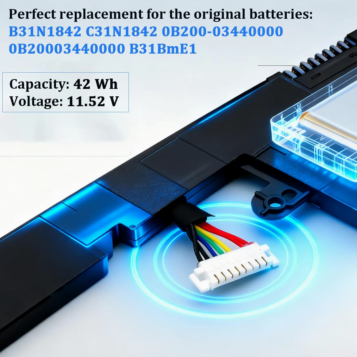 BLESYS B31N1842 C31N1842 Batteria per Asus Vivobook 15 K513E Series