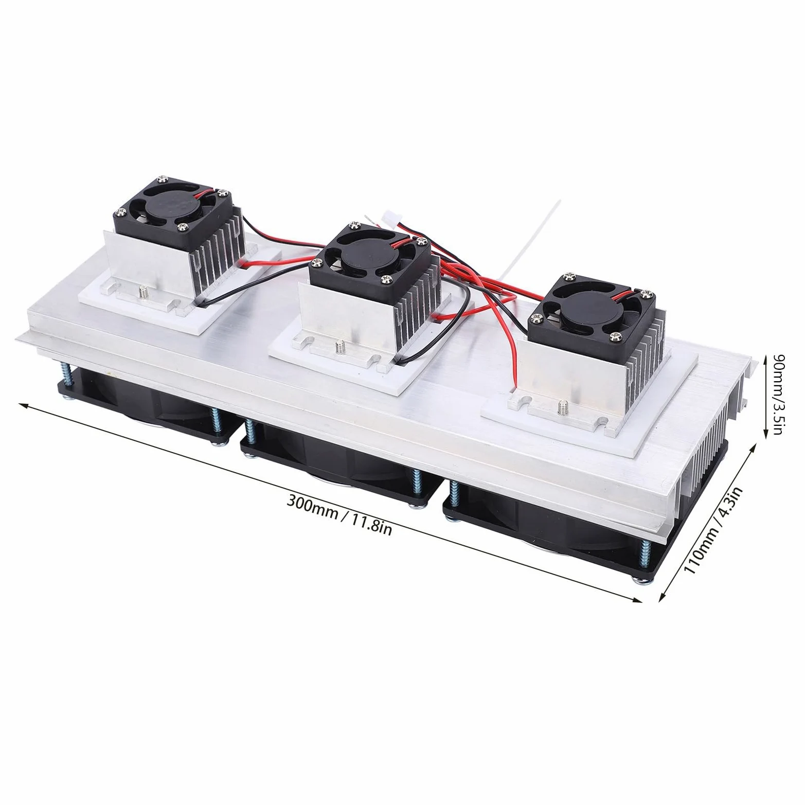Raffreddatore termoelettrico SustVita con potenza di raffreddamento di 126 W, 12 V CC 18 A, design a 3 ventole, metodo di refrigerazione a semiconduttore per la ricerca di