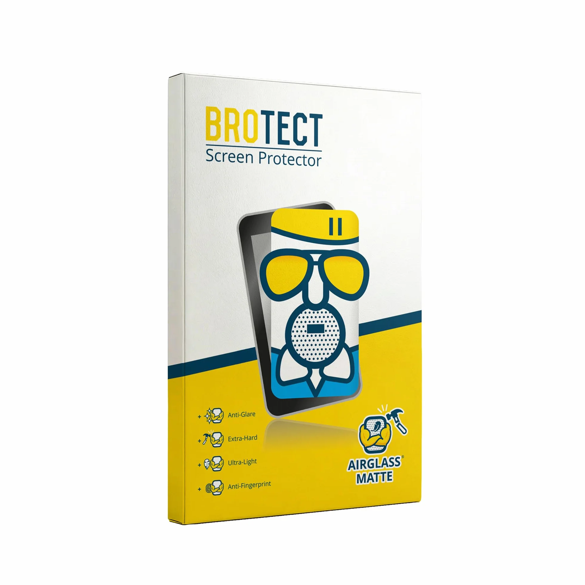 brotect 3 Pezzi Pellicola Vetro per Xpeng G6 15.6" | Opaca Protezione Schermo Made in Germany, Anti-Riflesso Durezza 9H Anti-Graffio
