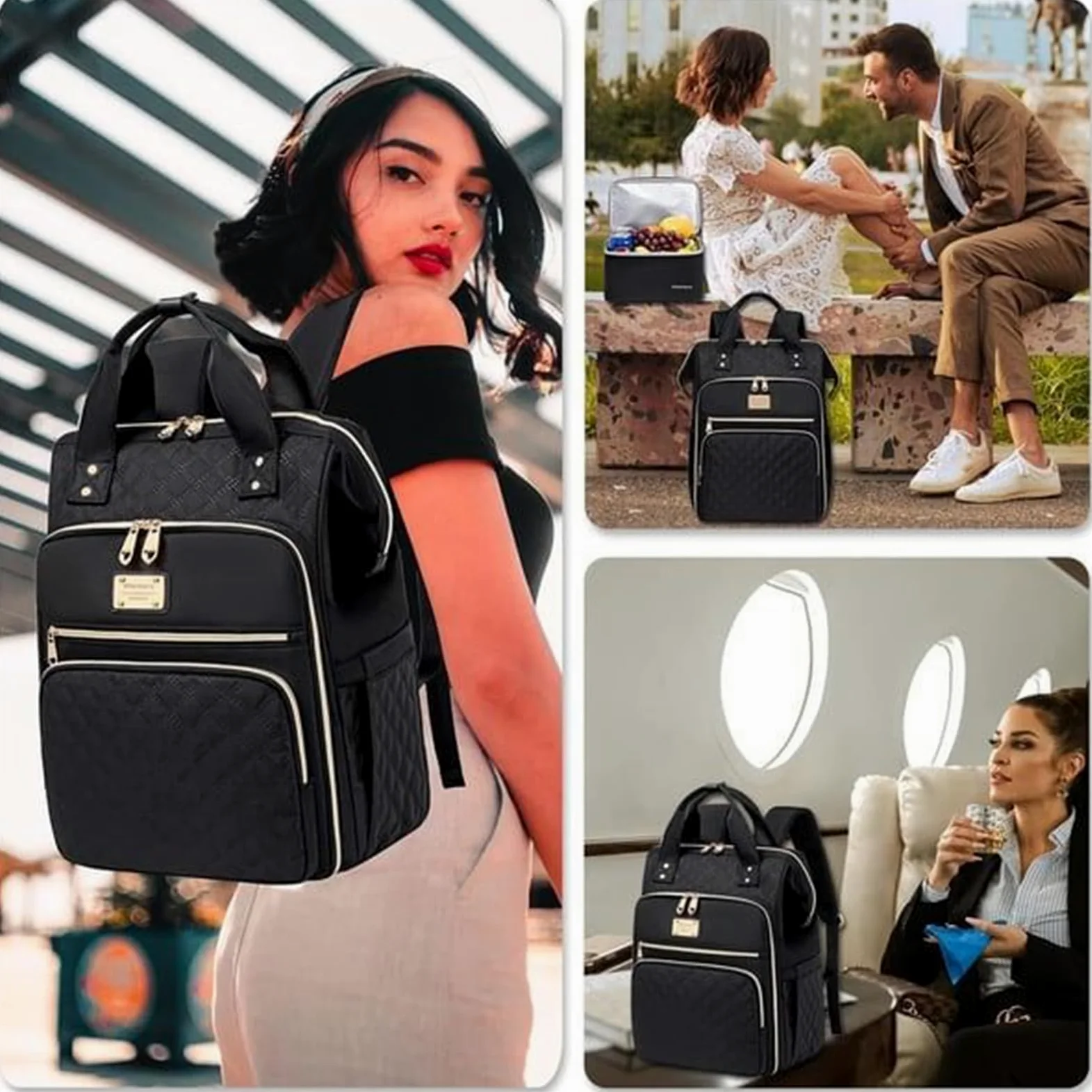 Zaino Porta Pranzo - Borsa Per Laptop Con Scompartimento Frigo | Borsa Per Laptop Unisex,Per Lavoro Uso Quotidiano Campeggio Ufficio Escursionismo Vacanza Picnic Scuola