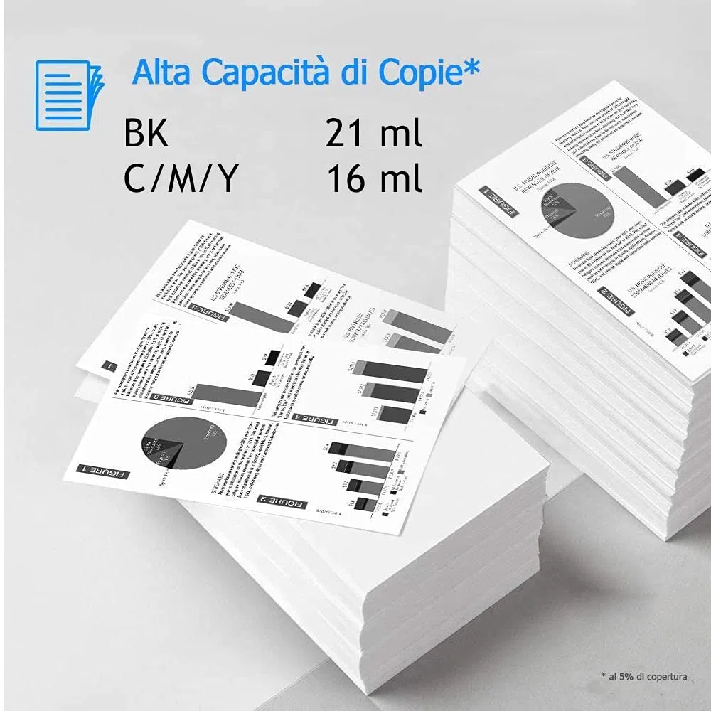 alphaink 5 Cartucce Compatibili con HP 364XL per Photosmart 5510 5520 5522 5524 6520 7520 b8550 b209a b110a c309 3520 Officejet 4620 4622 4610 Deskjet 3070A 3520 (2 Nero 1 Ciano 1 Magenta 1 Giallo)