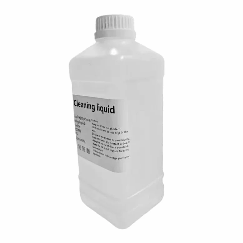 Soluzione Di Pulizia For Testine Di Stampa Eco-solvente Da 1000 Ml, Liquido Di Lavaggio Universale, Compatibile Con Epson DX5 DX7 TX800 XP600 5113 I3200