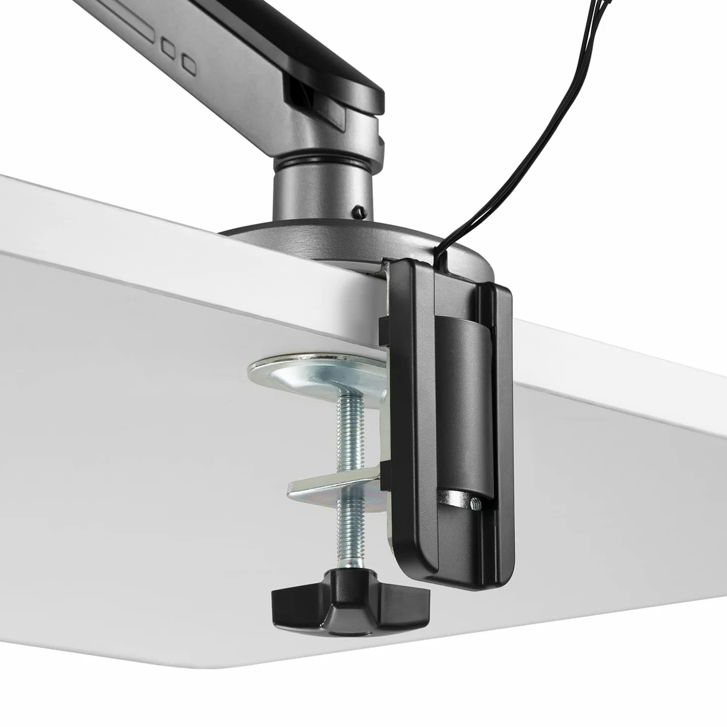 Supporto per monitor da gioco NanoRS 17-32" con illuminazione LED RGB regolabile Supporto da tavolo Regolabile in altezza Girevole Inclinabile Max. 9 kg VESA 75x75 / 100x100 (1x)