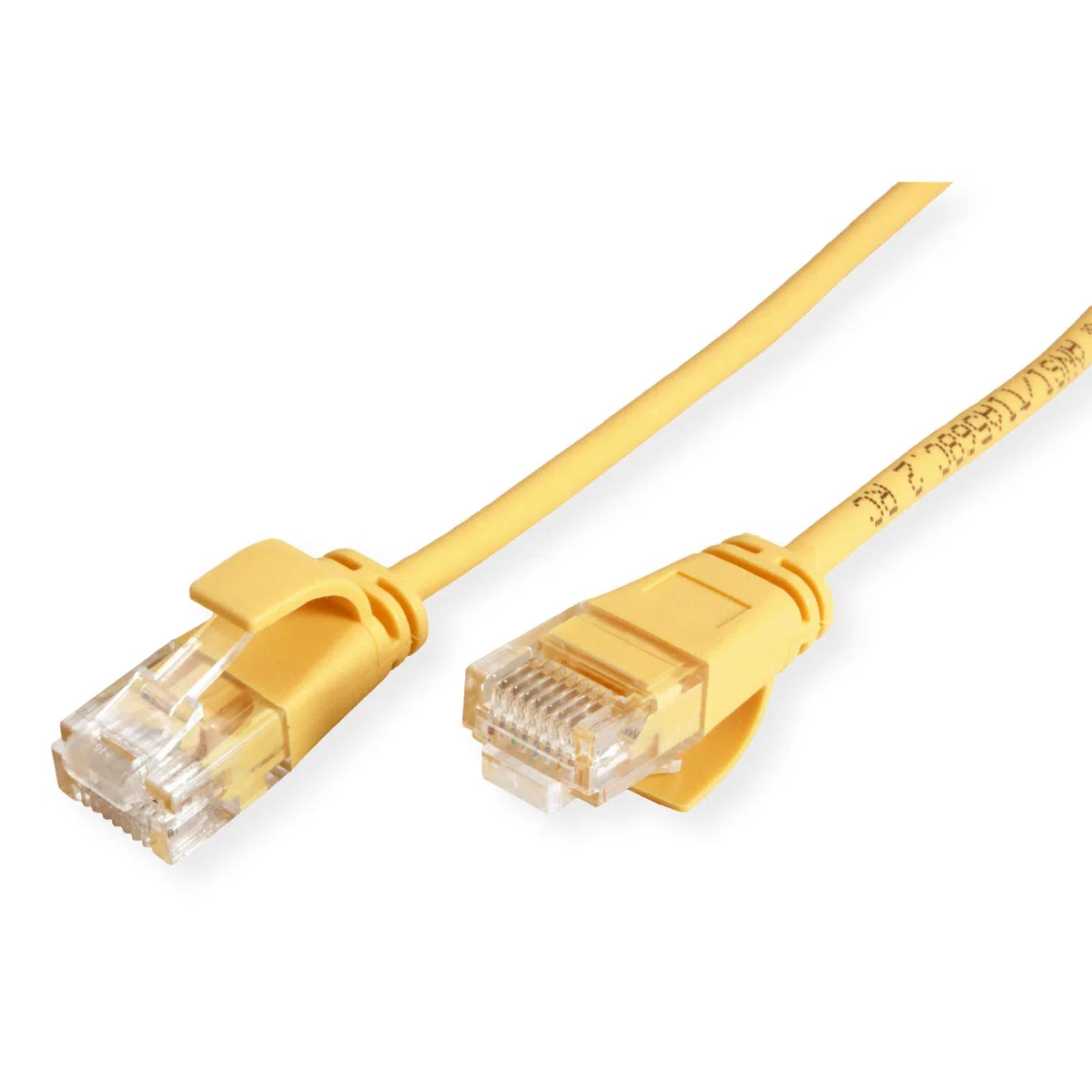 ROLINE Cavo patch UTP DataCenter Cat.6A (Classe EA) senza alogeni, sottile, giallo, 5 m