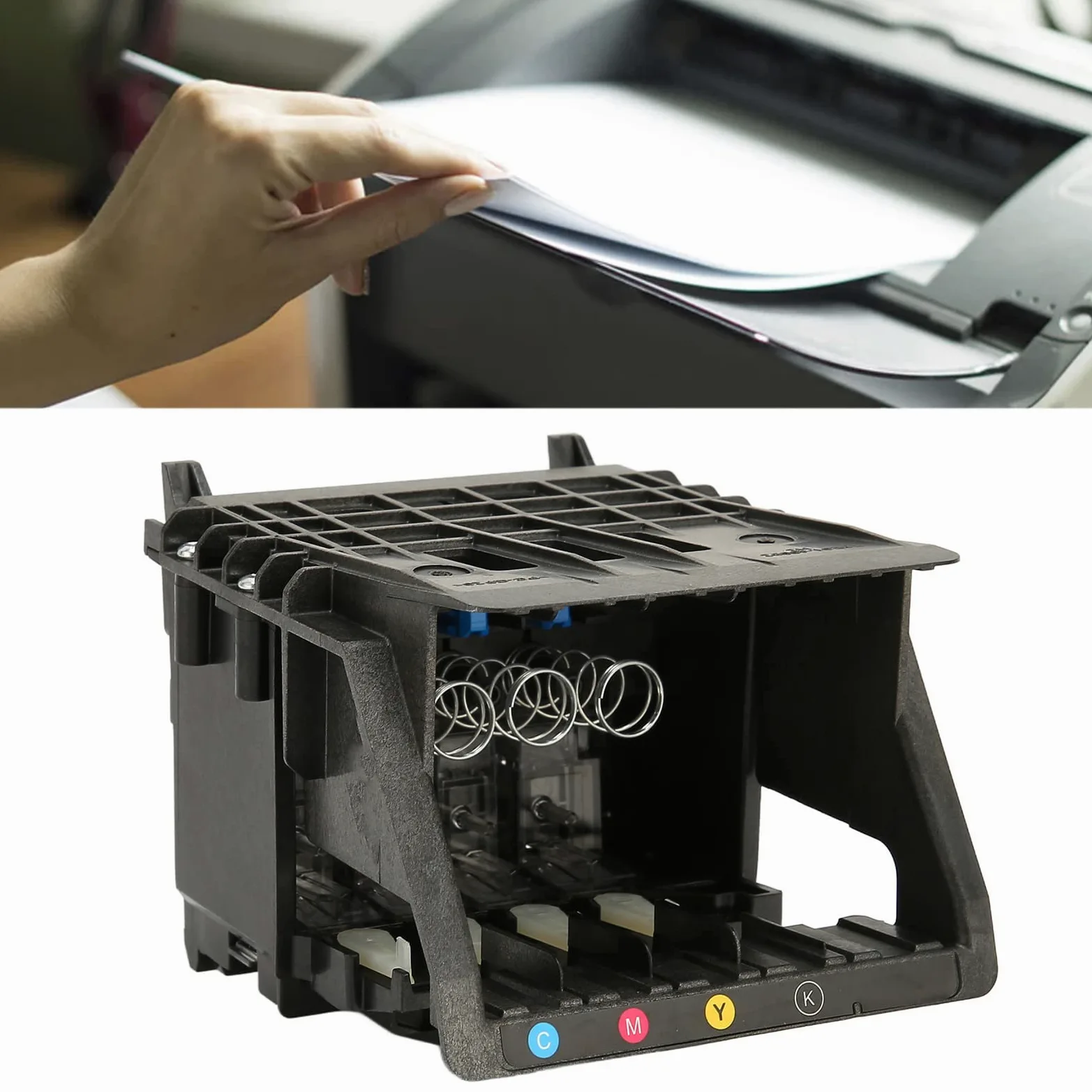 Akozon 952 Testina di Stampa per Officejet PRO 8710 8715 8720 8725 8730 Sostituzione della Testina di Stampa ABS Facile da Installare Parti della Stampante HP Officejet PRO 8710