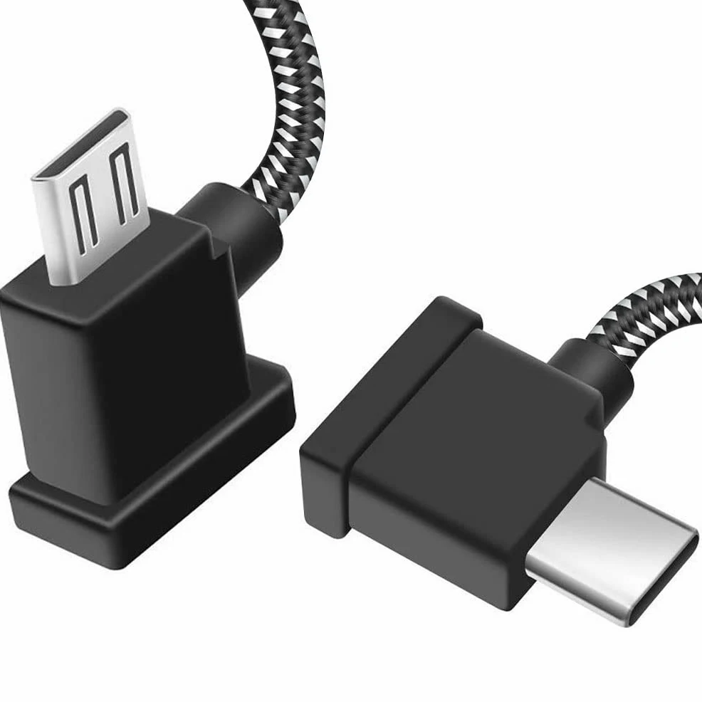 Cavo da micro a USB C per controller remoto per iPhone 17/16/15 Pro Max, DJI Mavic Mini/Mini SE/Mavic 2 Pro/Zoom/Mavic Air/Pro/Spark, cavo OTG da drone a tablet, accessori per cavo dati OTG connettore