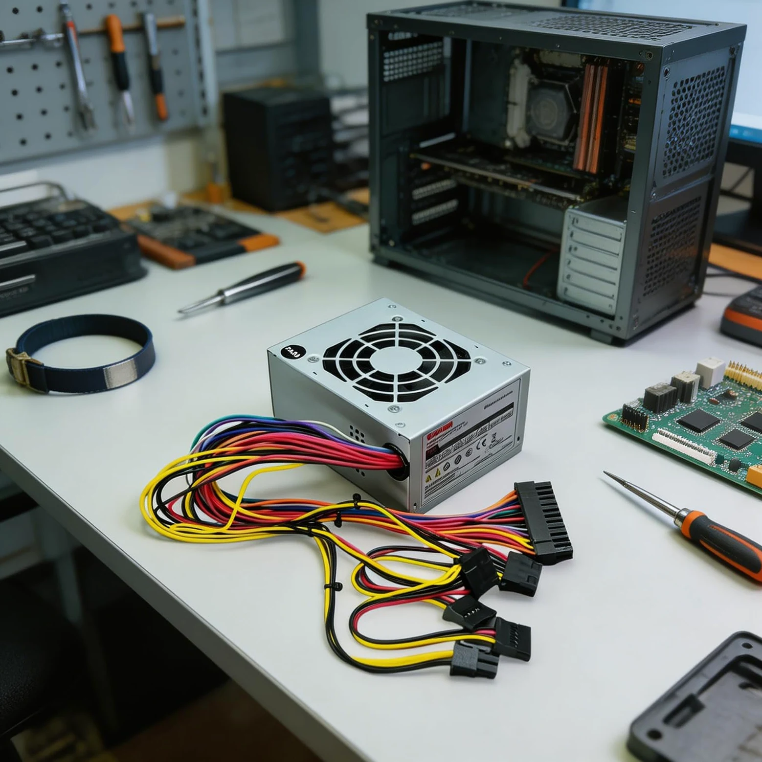 Generico Alimentatore per Computer MATX250 da 250 W con Ampia compatibilità tensioni per Alimentatore Compatto per Case Computer