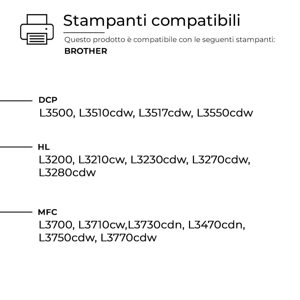 Alphaink Tamburo Nero Compatibile DR-243 DR-247 per Stampanti Brother MFC-L3730CDN MFC-L3750CDW MFC-L3770CDW MFC-L3700 DCP-L3550CDW DCP-L3517CDW DCP-L3500 HL-L3230CDW HL-L3200 HL-L3280CDW