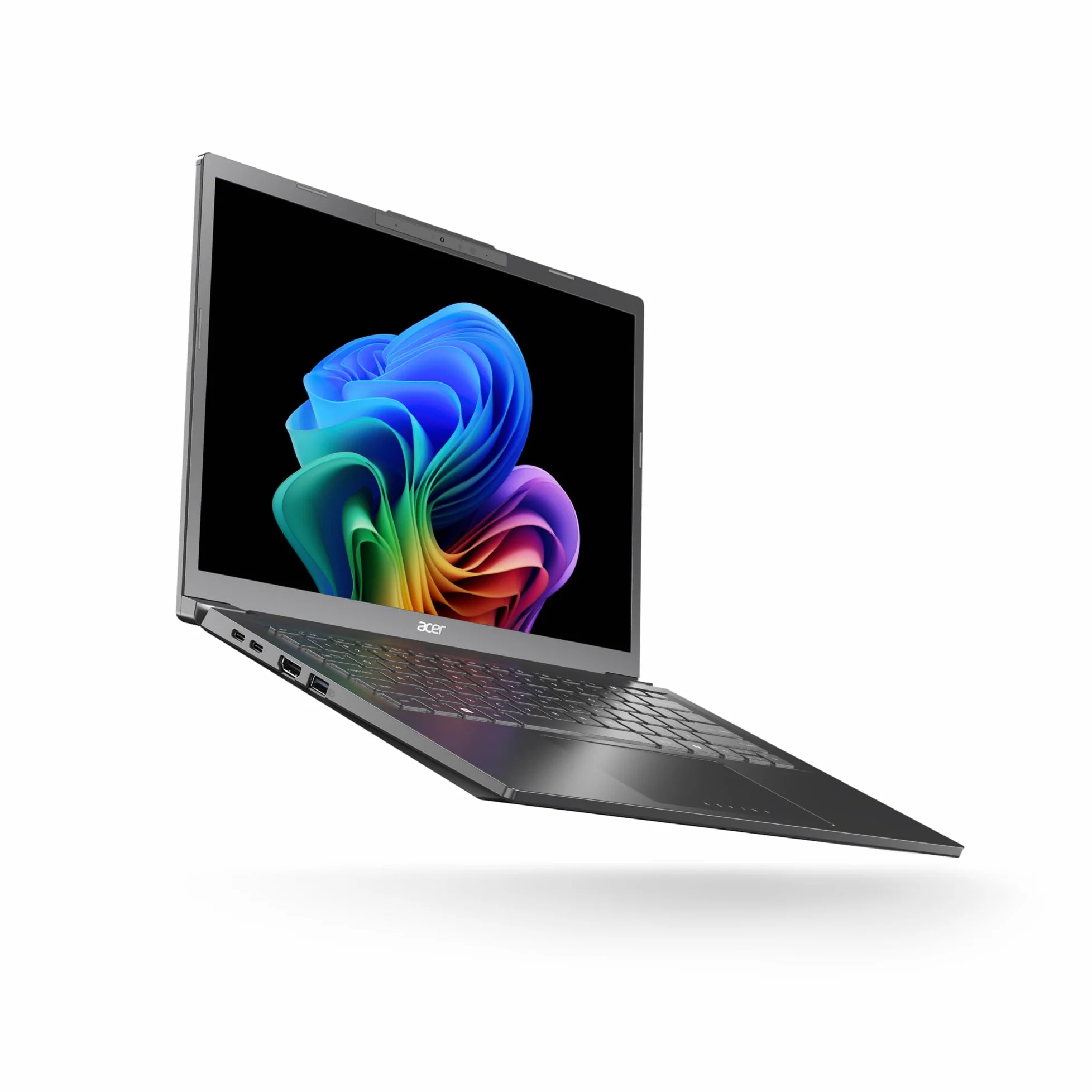 Acer Aspire 14 AI Laptop | Display 14” WUXGA OLED | Intel Core Ultra 7-256V | 16 GB RAM | 512 GB SSD | Copilot+ PC | Windows 11 | QWERTY | PC Portatile IA