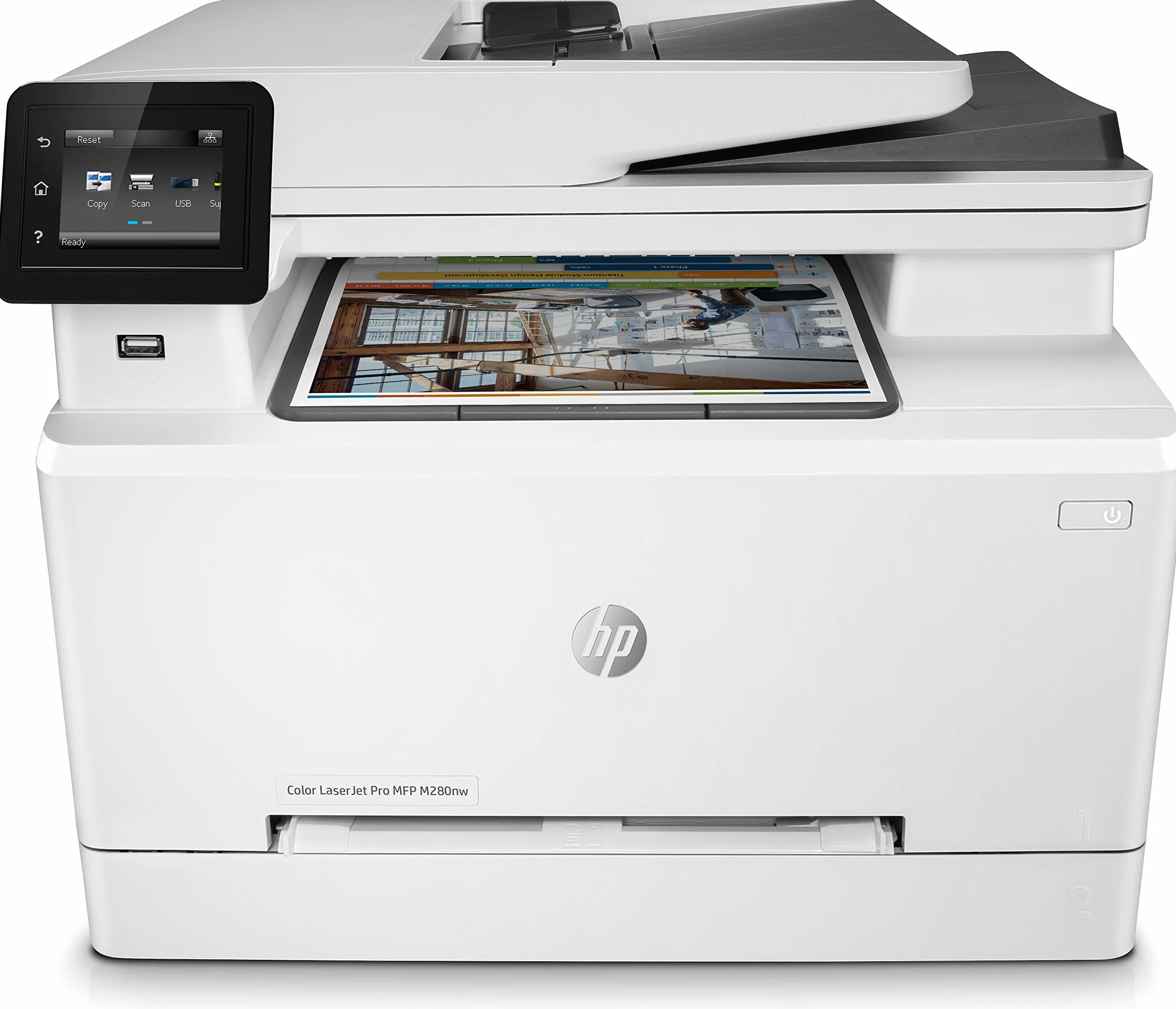 HP Pro M280nw Stampante Color LaserJet multifunzione, bianca