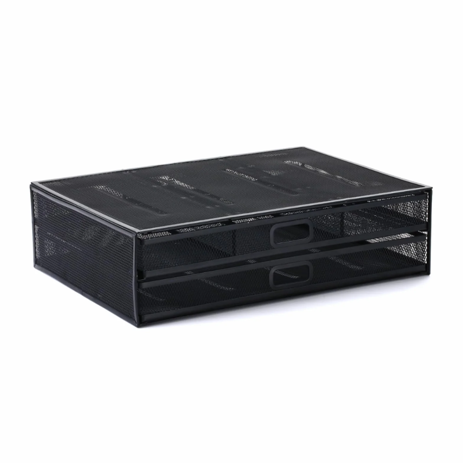 Organizer da scrivania per computer, supporto per monitor, rete metallica, forniture da ufficio per computer portatile, organizer per computer portatili