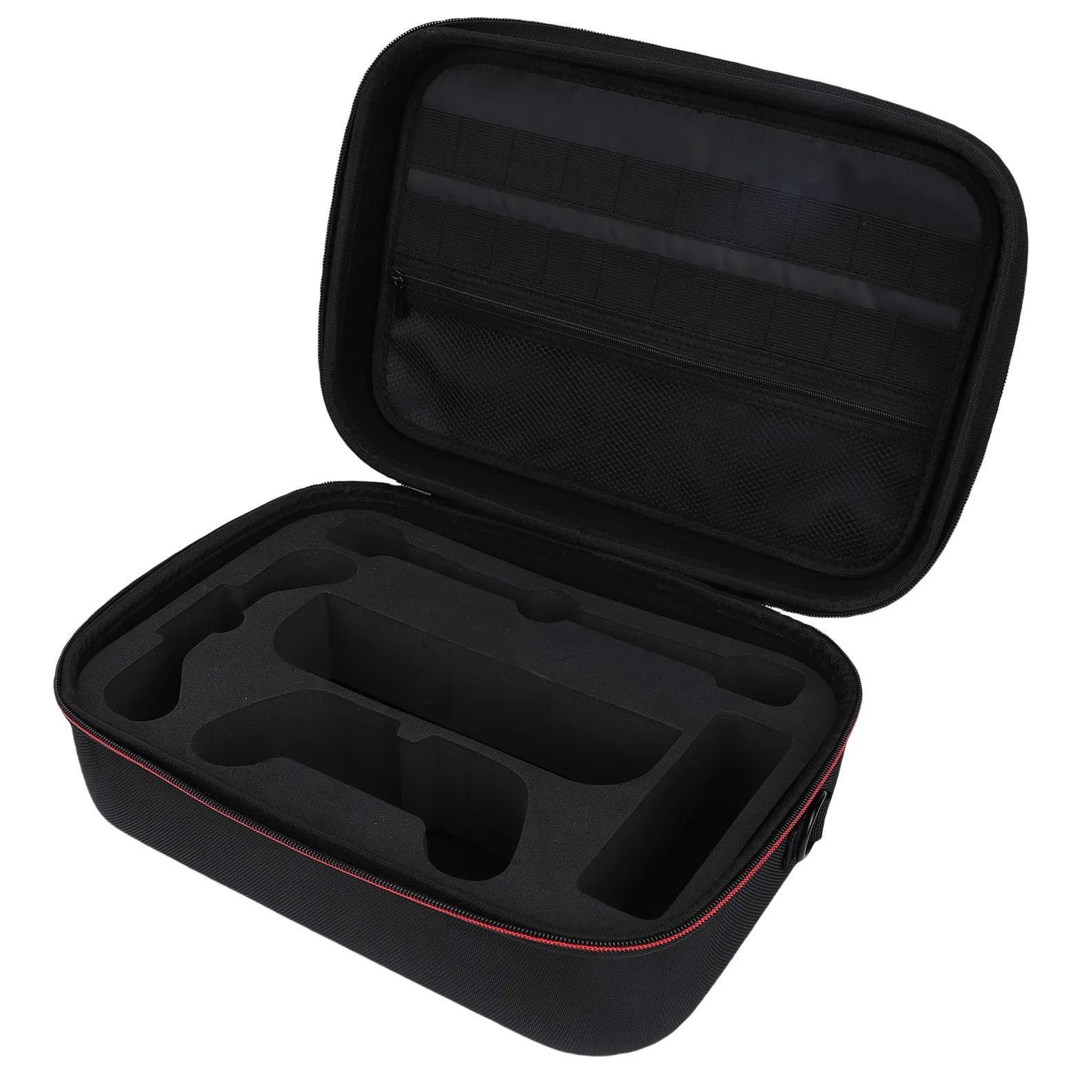 Cryfokt Custodia da Trasporto Adatta per 2 Console, Custodia per Console di Gioco con Scomparti Spaziosi, Doppie Cerniere Lisce, Ideale per Riporre la Casa, Gite (con cinturino)