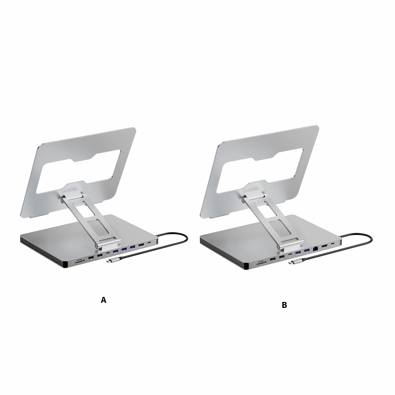 Docking station per laptop con 10 porte 3USB3.0 PD100W 4K60hz Output Notebook Holder per viaggiatori d'affari studente accessorio per laptop
