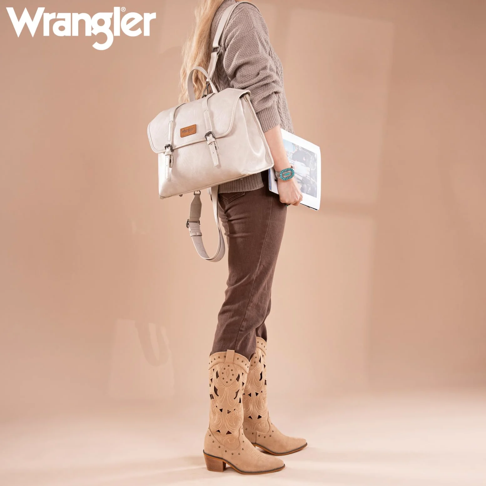 Montana West Wrangler, zaino convertibile da donna, borsa messenger, borsa da lavoro per lavoro, viaggi, ufficio