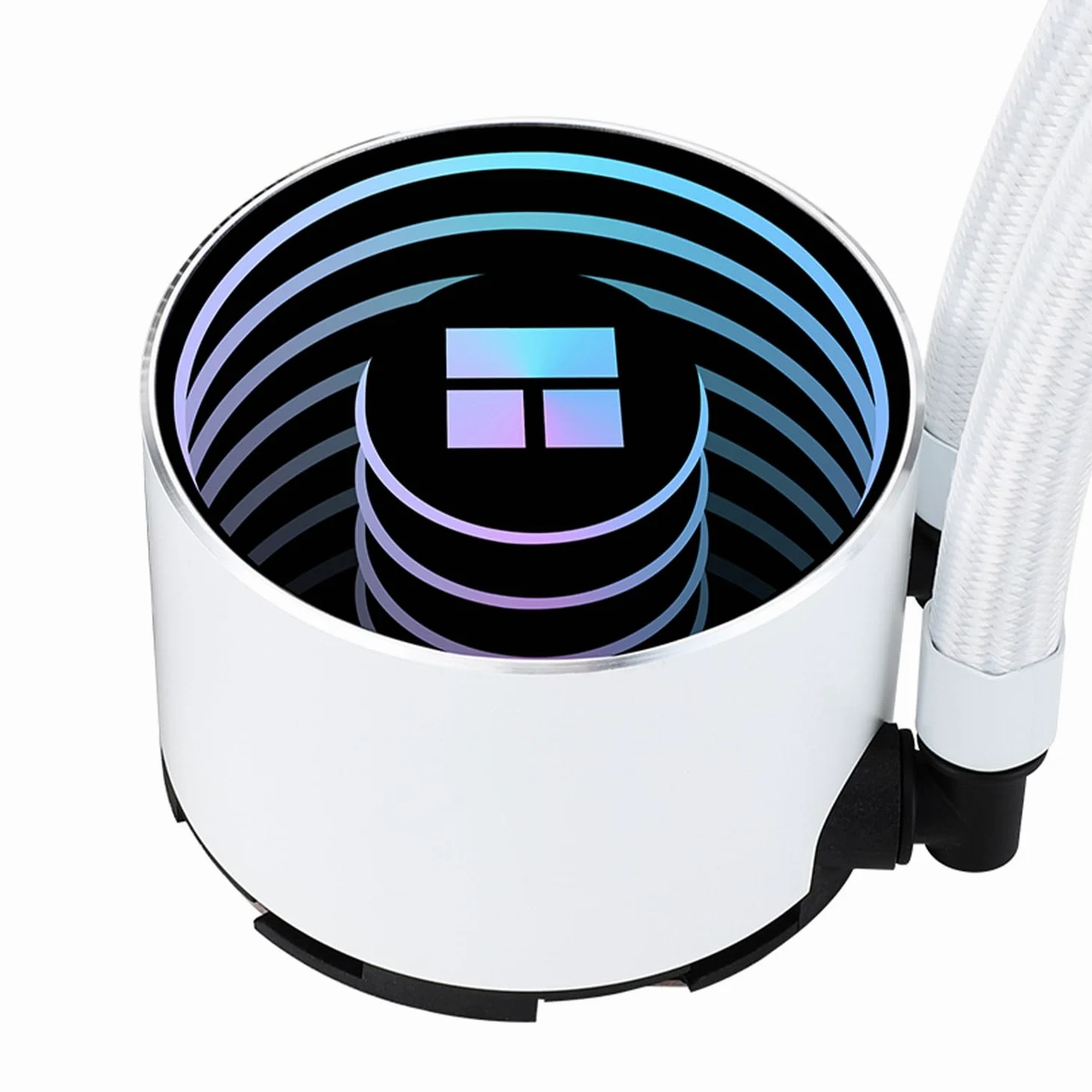 Thermalright-TR Frozen Notte 360 WHITE ARGB V2 - Raffreddatore per CPU AM5/AM4, Inltel lga1851/1700,5 V ARGB illuminazione, 3 x 120 mm PWM ventilatore 2000 RPM