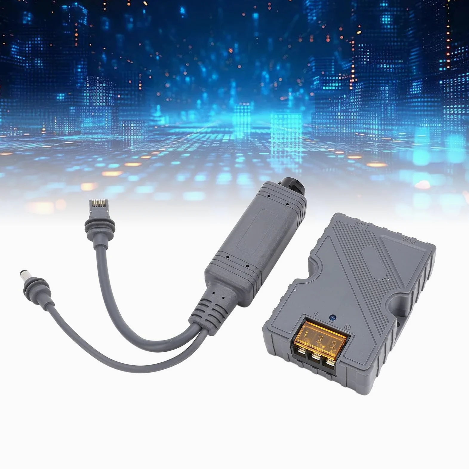 Kit Internet Iniettore PoE Efficiente da 150 W con Protezione contro le sovratensioni per connessioni di rete stabili