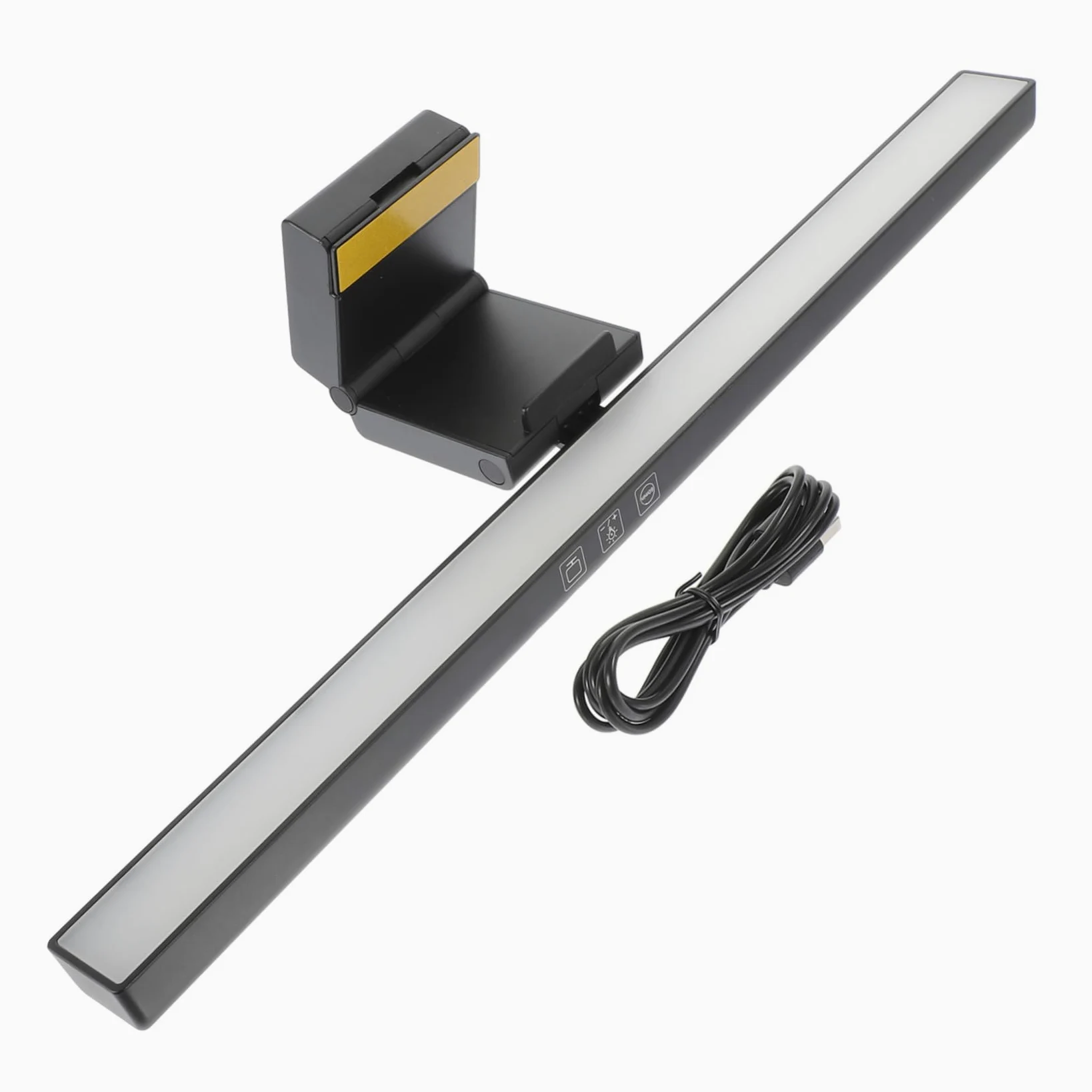 DOITOOL Barra Luminosa Facile da Installare per Monitor Lampada da Scrivania LED Regolazione Luminosità e Protezione Anti Luce Blu Nero per Schermo Laptop e Monitor
