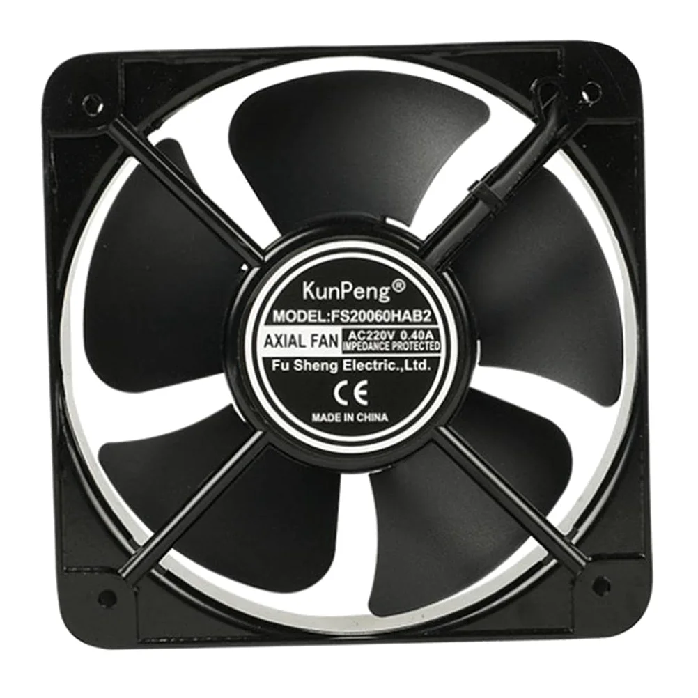 Almencla Ventola di Raffreddamento Industriale 220V 200x200x60mm, Avvio Rapido E Lunga Durata, Bassa Rumorosità