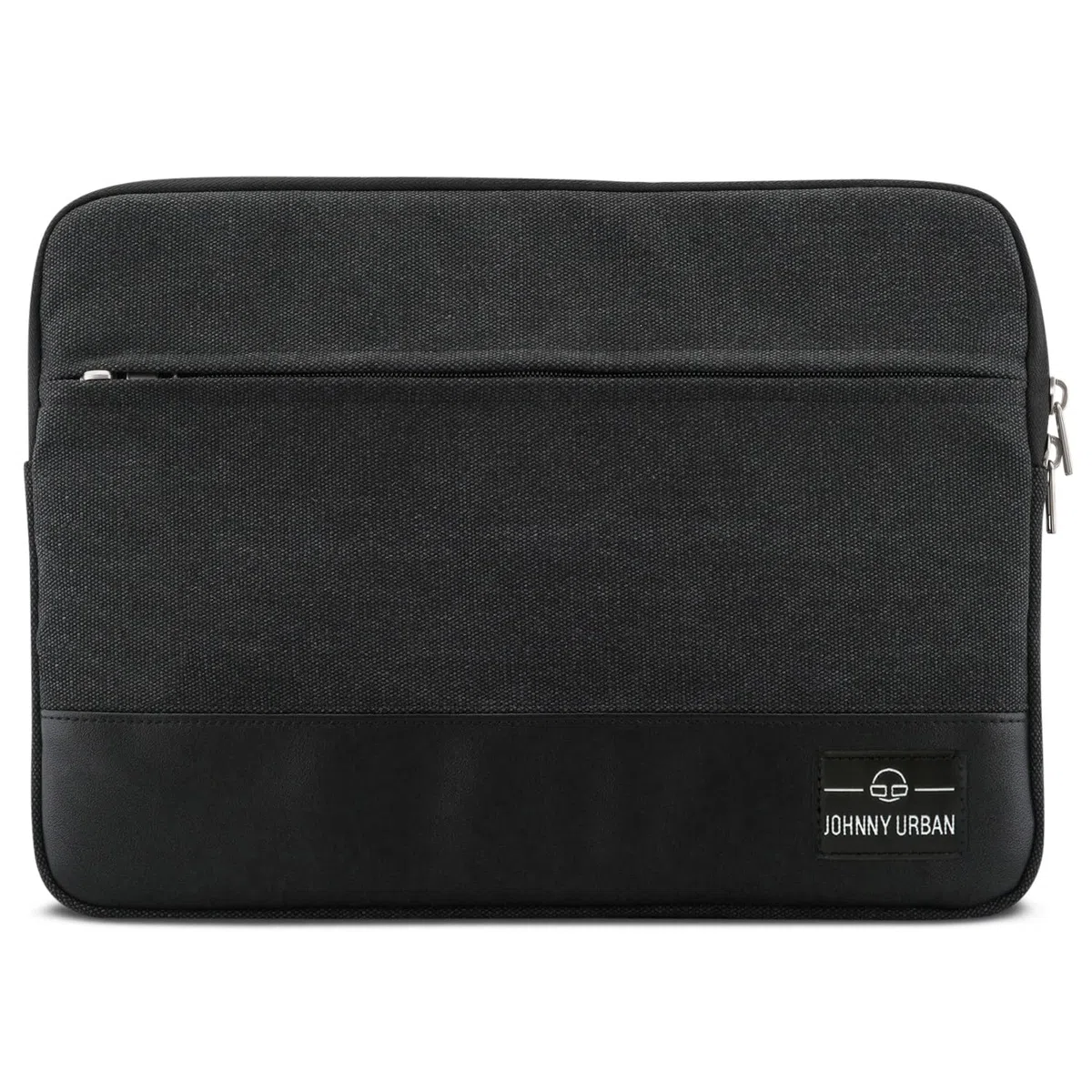 Johnny Urban Custodia PC 15-15.6 Pollici Antracite-Nero Borsa Portatile in Tela per Notebook da 15" Dell HP Samsung Acer ASUS Lenovo e altri - Custodia di Cotone
