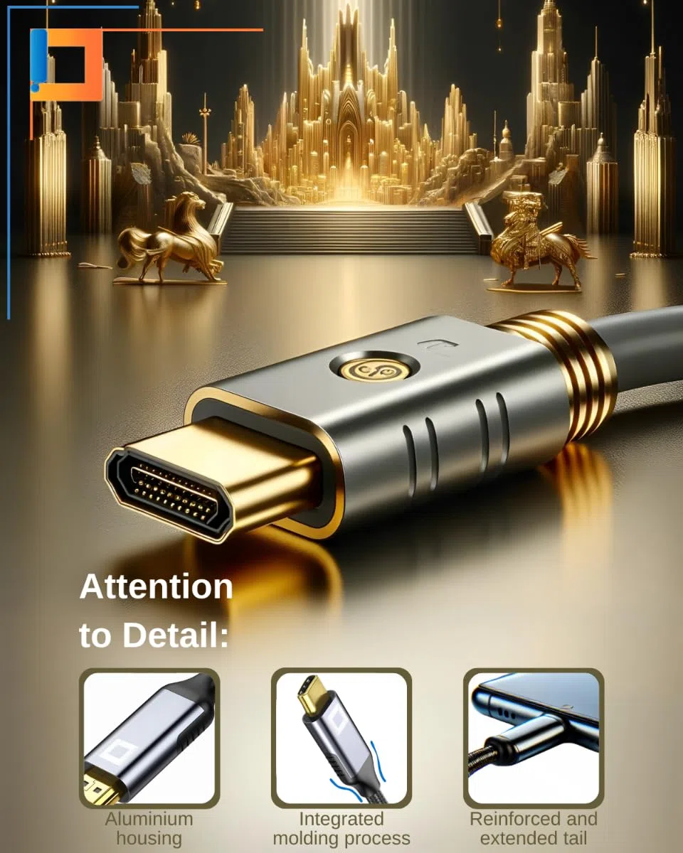 Co2 Adattatore USB-C a Mini DisplayPort DP 8K/60Hz, 4K/120Hz, Full HD, Plug & Play, HDR dinamico, cavo unidirezionale, alluminio grigio spazio, MHL, compatibile con iPhone, MacBook, iPad Pro (8K)
