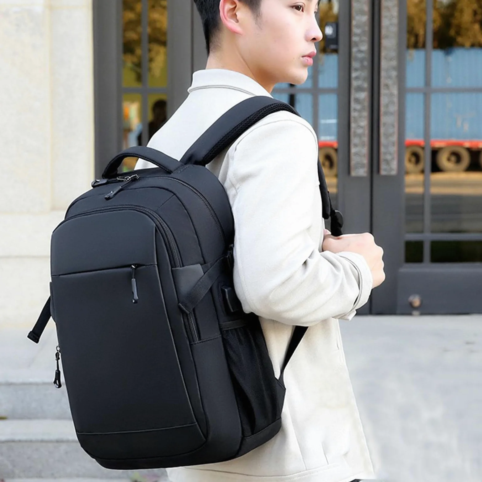 Zaino Per Computer Portatile Borsa Da Viaggio Traspirante | Zaino Universitario Traspirante Per Professionisti Business Ufficio Viaggiatori Giocatori Insegnanti Caffè Biblioteche