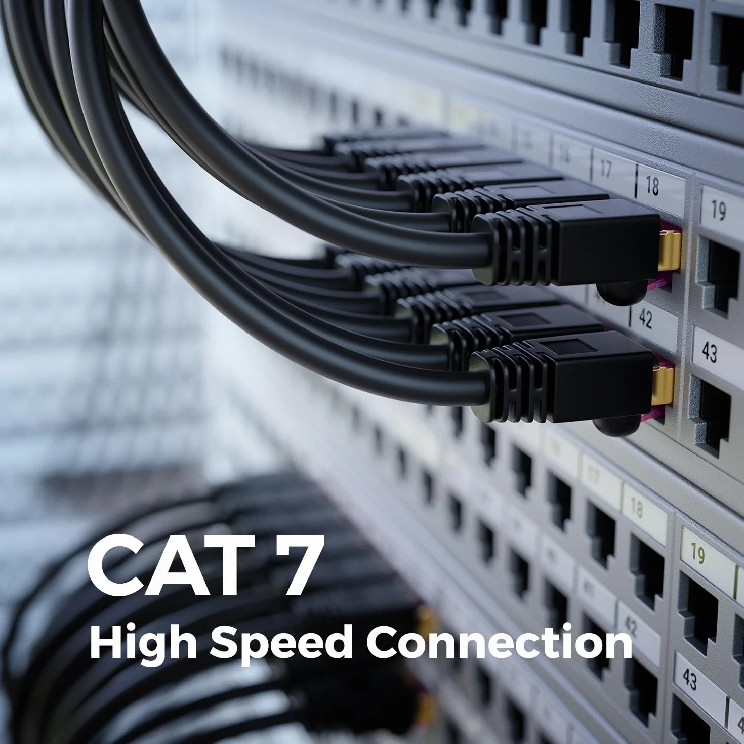 deleyCON 15m CAT7 Outdoor per Esterno (10 Gbit/s, 600 MHz, Schermatura S/FTP, Rame) RJ45 Connettore Ethernet LAN DSL Patch - Resistente alle Intemperie - per PC, TV, Telecamera, PoE, Campeggio