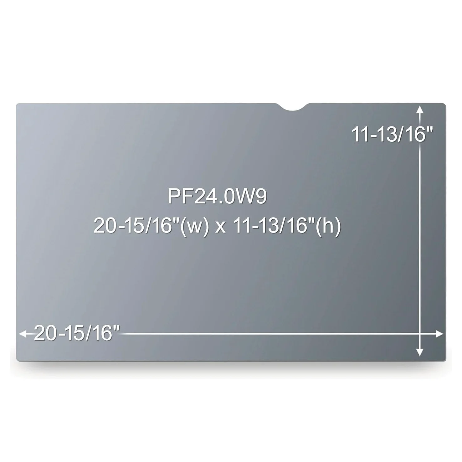 3M Privacy Filter for 24" Widescreen Monitor, Nero